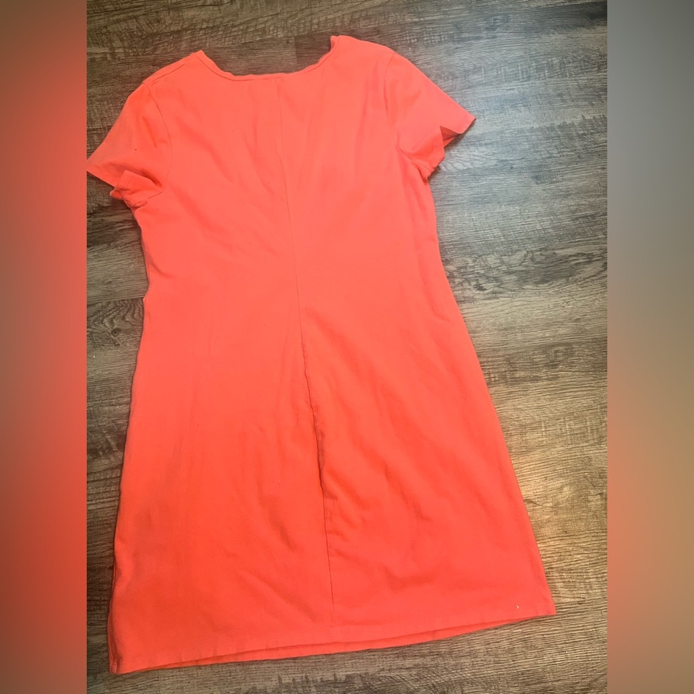 Women's Coral/Peach Top Dress